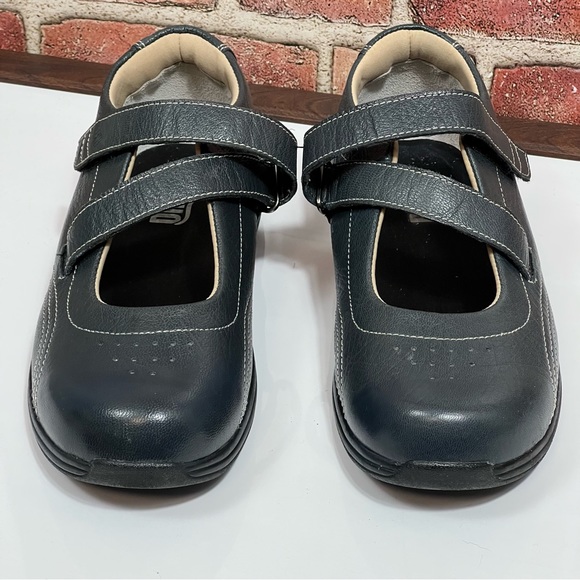 Drew Diabetic Ortho Mary Jane Cross Strap Shoe Women Sz 6.5 Wide Blue 14370-4G - Picture 2 of 9